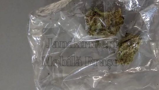 Doi tineri din Brașov, prinși de jandarmi cu substanțe care par a fi interzise