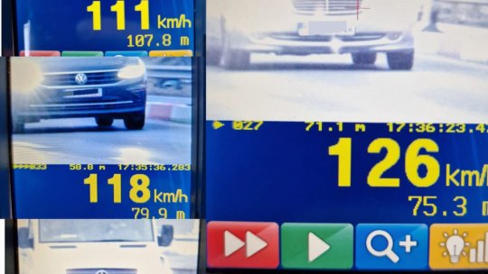 Polițiștii rutieri din Brașov au dat, într-o zi, 62 de amenzi de peste 46.000 de lei