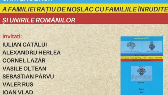 Lansarea unei cărți de familie ce cuprinde 725 de ani de istorie