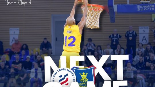 Baschet masculin. Corona Brașov, duel cu CSM Tg. Mureș