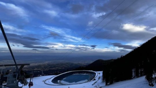 Starea pârtiilor din Poiana Brașov. Reduceri de 50%, astăzi, pentru brașoveni