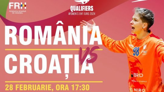 Handbal feminin: România - Croația, astăzi, în preliminariile Campionatului European