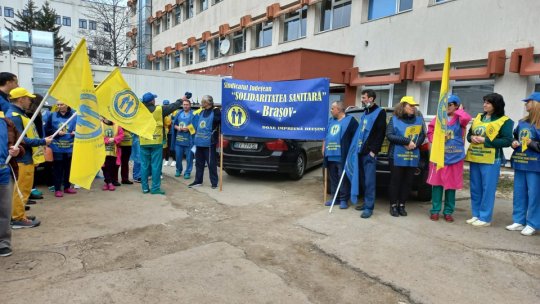 Protest al angajaților din Sănătate