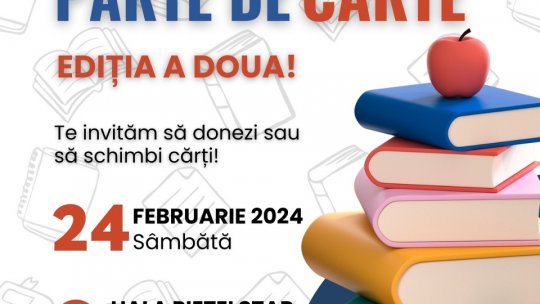 Un nouă ediție "Parte de carte", de Dragobete