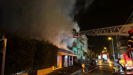 Incendiu la un restaurant din Brașov
