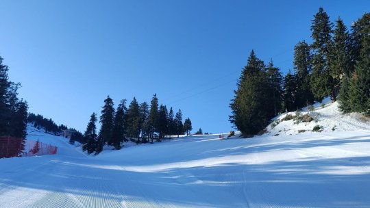 Starea pârtiilor din Poiana Brașov. Zăpada este moale