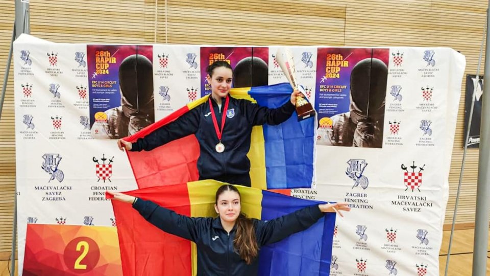 Natalia Scafă și Maria Leonte (Corona Brașov), pe podium în Croația