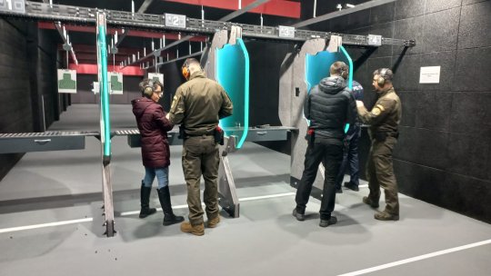 Reporterii Radio România Brașov FM, pe podium la Cupa Presei la tir a Poliției Române