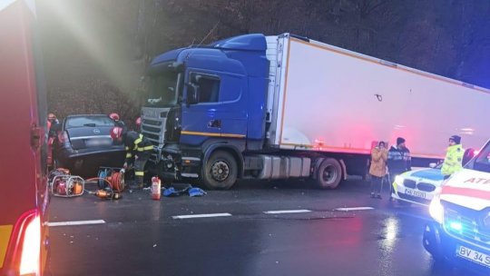 Accident cu 6 victime pe DN13