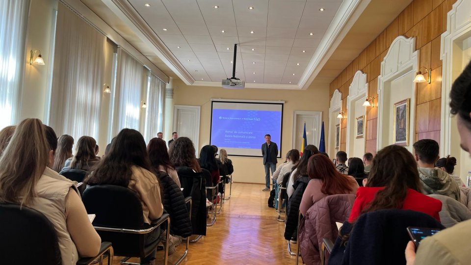Atelier de comunicare BNR pentru studenții brașoveni