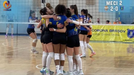 Volei feminin: Corona Brașov, duel cu CSM Lugoj