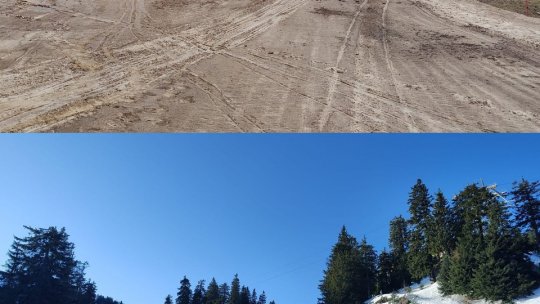 De astăzi nu se mai schiază în zona inferioară a Masivului Postăvarul