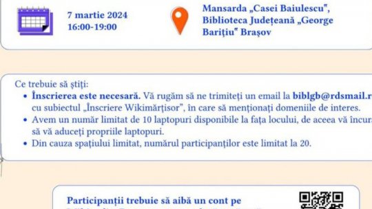 Biblioteca Județeană vă invită să sărbătoriți femeile remarcabile din România și Republica Moldova