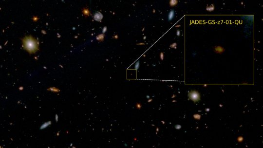 A fost descoperită o galaxie care era deja "moartă" când universul avea doar 5% din vârsta sa actuală
