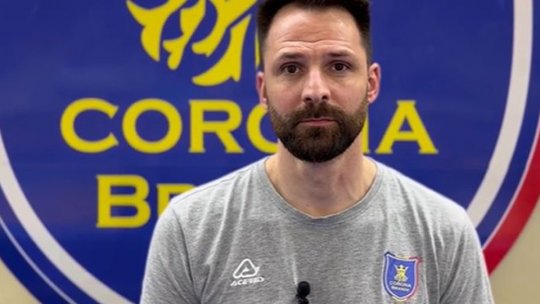 Volei masculin - Laurențiu Lică, antrenor Corona Brașov: "Ne dorim enorm victoria cu Dinamo"