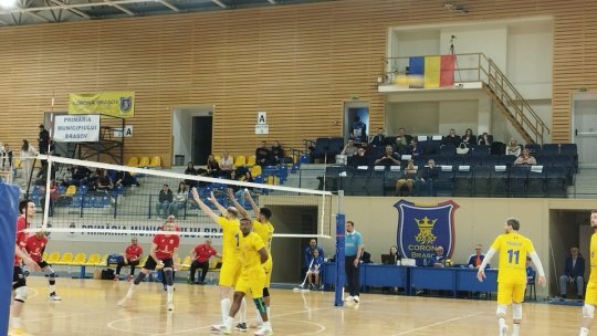 Voleibaliștii de la Corona Brașov au pierdut meciul de acasă