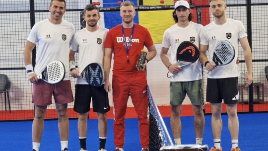 Robert Coman și Nicolae Rozorea, primii campioni județeni la padel