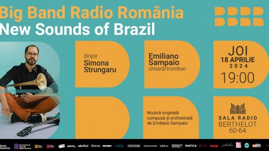 Emiliano Sampaio, în premieră în România, cu New Sounds of Brazil