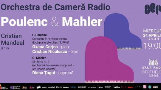 Concert pentru două piane și orchestră, dirijat de Cristian Mandeal