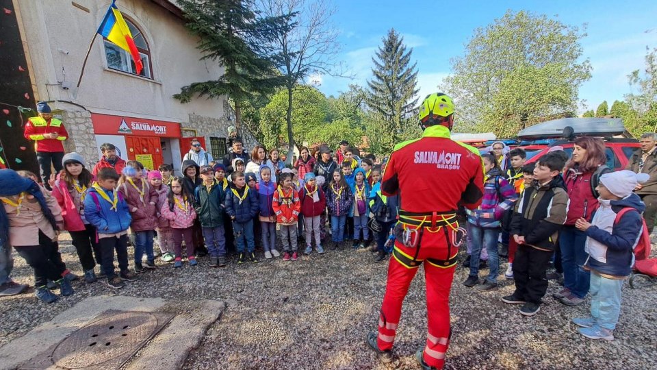 ”Lecție deschisă” la Salvamont Brașov