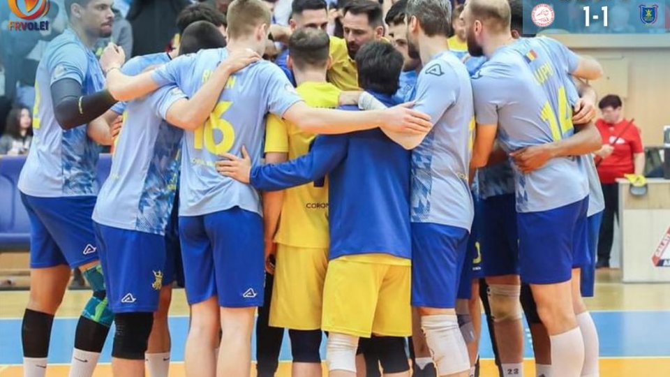 Corona a fost egalată în finala Diviziei A1 la volei masculin