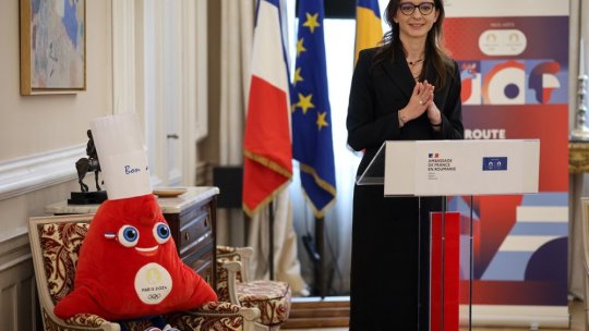 Ana-Maria Brânză va purta flacăra olimpică la sosirea acesteia în Franţa