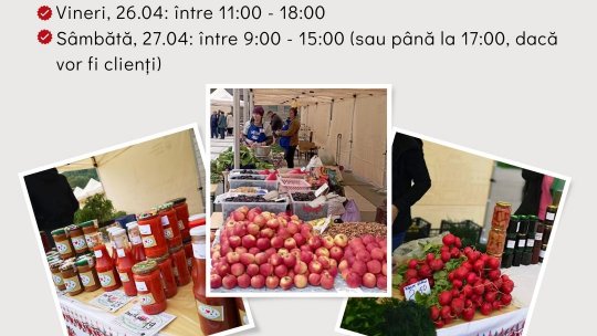 Târg volant în Piața Unirii