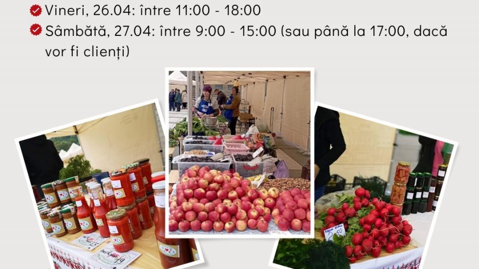 Târg volant în Piața Unirii