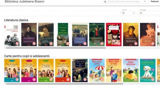 Peste 350 de titluri, în colecția de E-bookuri la Biblioteca Județeană Brașov