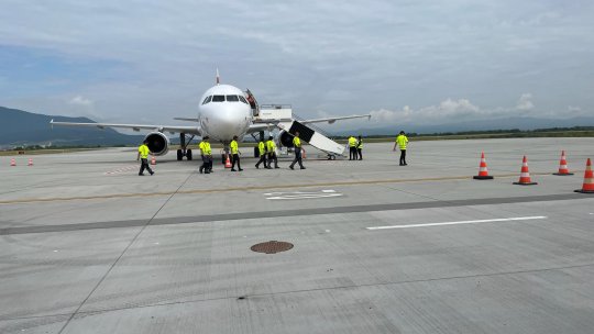 Trend crescător la Aeroportul Internațional Brașov-Ghimbav