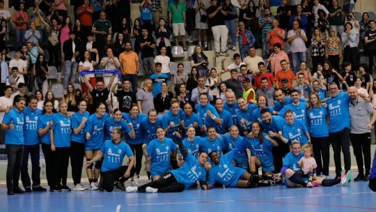 CSM Bucureşti e campiona României la handbal feminin