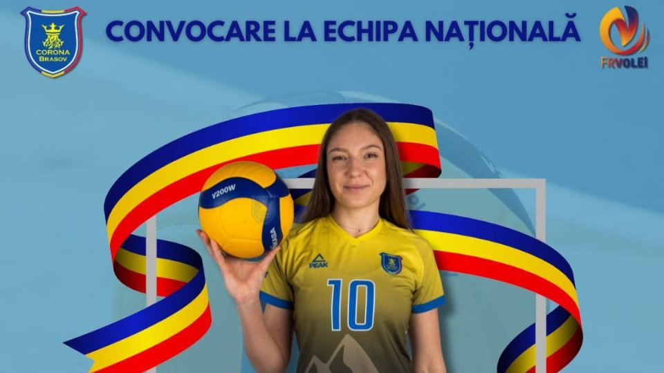 Simina Străchinescu, convocată la echipa națională de volei feminin