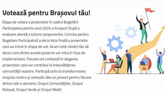 Proiectele brașovenilor din programul de bugetare participativă