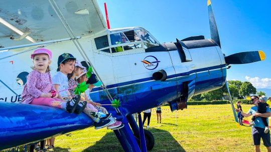 Eveniment dedicat copiilor la Aerodromul Ghimbav