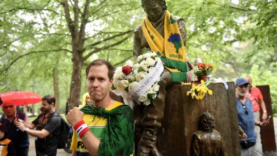 Vettel a pilotat monopostul din 1993 al regretatului Ayrton Senna