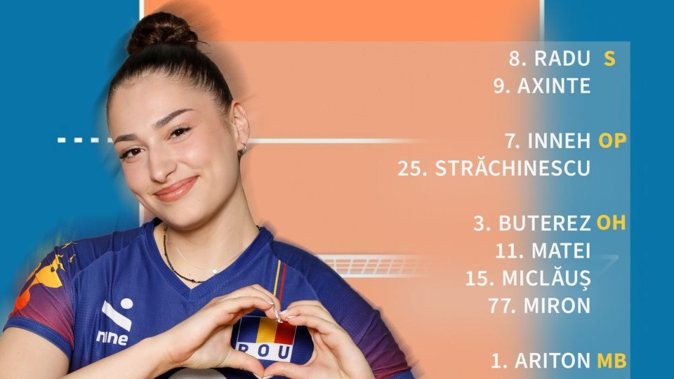 România, două meciuri în Golden League la volei