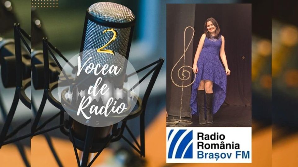 VOCEA DE RADIO 2. Elena Rebeca Rusuleț vrea ca oamenii să fie fericiți atunci când o aud cântând