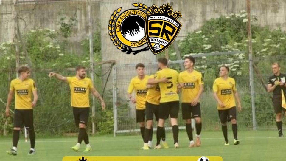 În liga a treia de fotbal, SR Brașov a încheiat sezonul cu o victorie