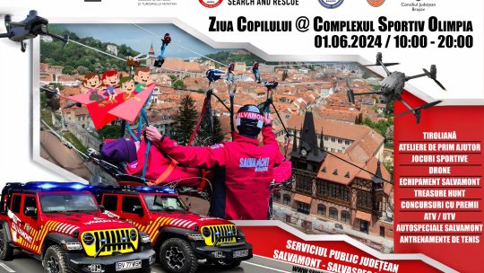 Salvamont vă invită  să sărbătoriți Ziua Internațională a Copilului într-un mod deosebit