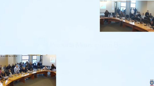 Ședință de plen a Consiliului Local cu Poliția Locală chemată în sală pentru a face ordine