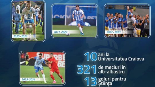 Alexandru Mateiu s-a despărțit de Universitatea Craiova