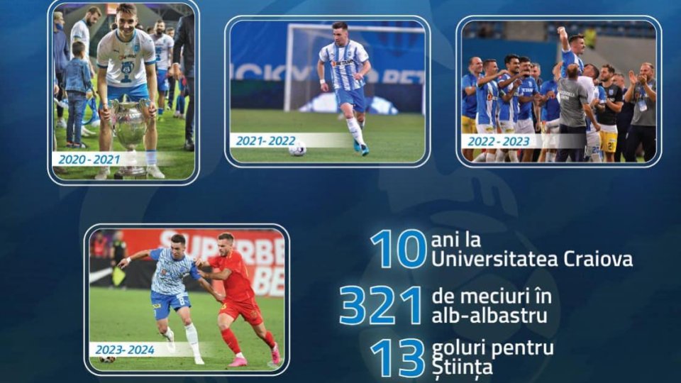 Alexandru Mateiu s-a despărțit de Universitatea Craiova