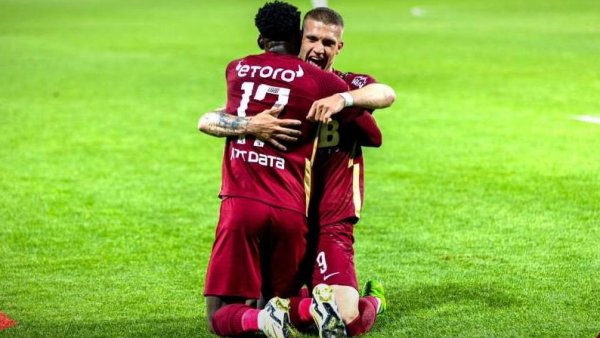 CFR Cluj - Rapid 3-2, în play-off-ul Superligii
