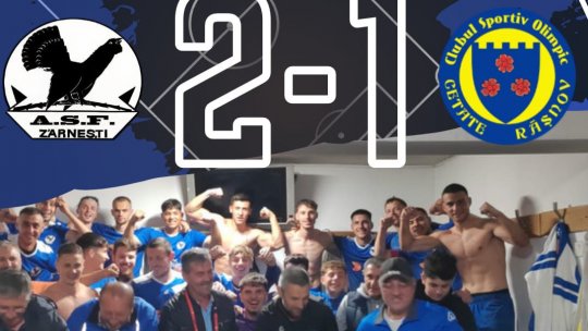 LIGA 3: Olimpic Zărnești s-a calificat la barajul de promovare