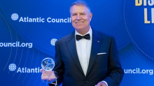 Președintele Iohannis, laureat cu Distinguished International Leadership Award VIDEO