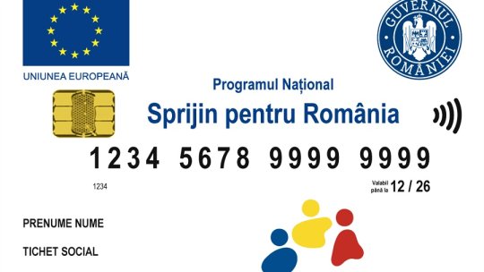Cardurile sociale pentru alimente vor fi încărcate în perioada 14-25 iunie