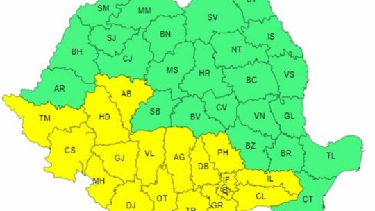 Noi avertizări de caniculă emise de meteorologi