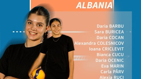Volei feminin: România U18, debut la Balcaniadă