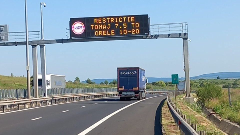 Canicula prelungește restricțiile de circulație!