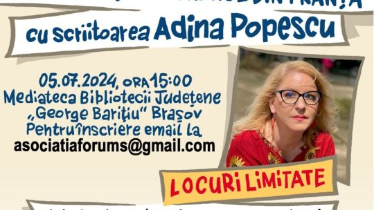 Club de lectură ,,Vine vacanța cu trenul din Franța"
